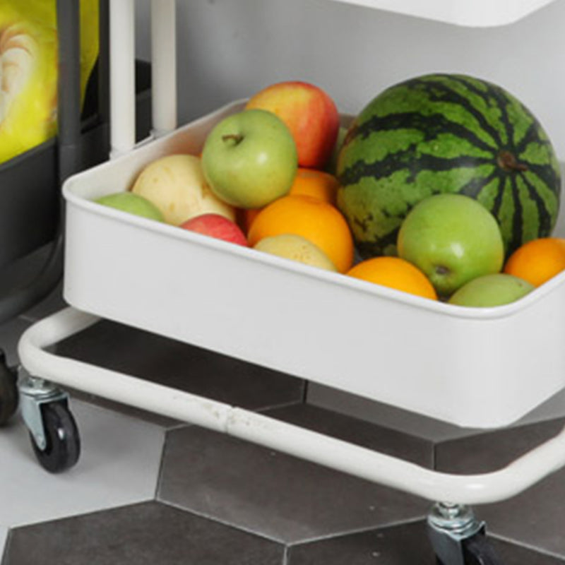 Contemporary Etagere Bookshelf Metal Open Back Bookcase with Shelves