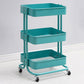 Contemporary Etagere Bookshelf Metal Open Back Bookcase with Shelves