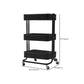 Contemporary Etagere Bookshelf Metal Open Back Bookcase with Shelves