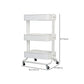 Contemporary Etagere Bookshelf Metal Open Back Bookcase with Shelves