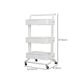Contemporary Etagere Bookshelf Metal Open Back Bookcase with Shelves