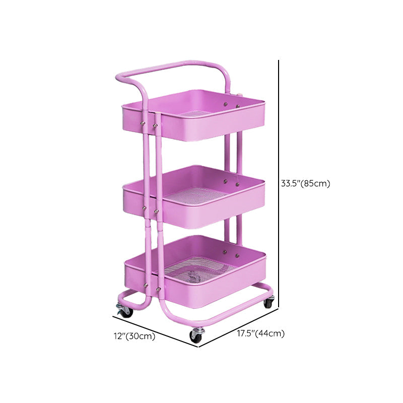 Contemporary Etagere Bookshelf Metal Open Back Bookcase with Shelves