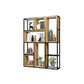 9.84" W Industrial Antique Finish Shelf Bookcase Etagere Metal Bookshelf 47.2"L x 9.8"W x 63"H Clearhalo 'Bookcases' 'furn' 'furn_bookcases' 'Furniture' 'Office Furniture' 6507598