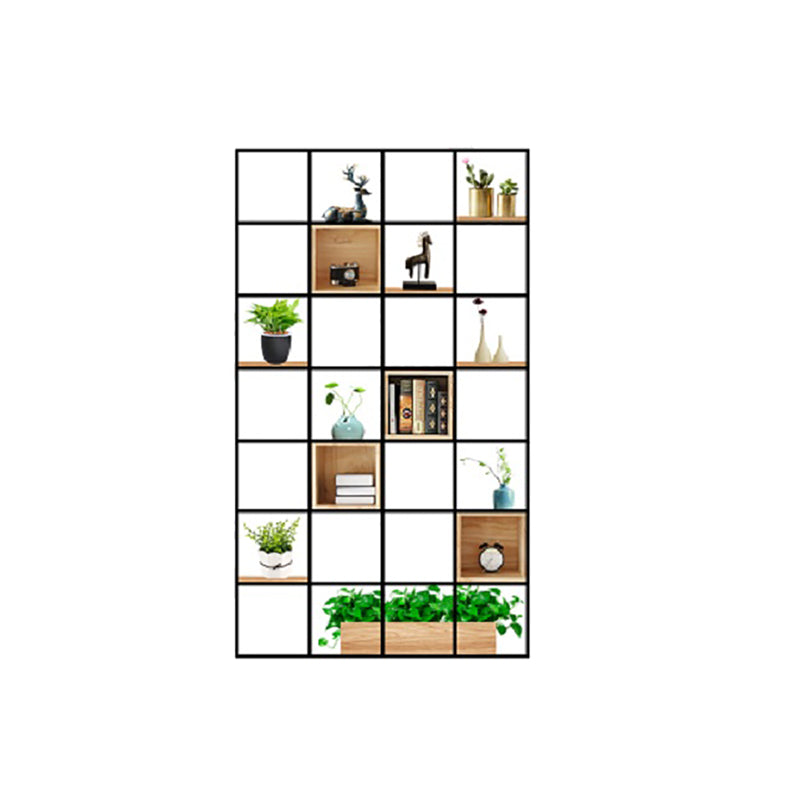 9.84" W Industrial Antique Finish Shelf Bookcase Etagere Metal Bookshelf 47"L x 10"W x 83"H Clearhalo 'Bookcases' 'furn' 'furn_bookcases' 'Furniture' 'Office Furniture' 6507608