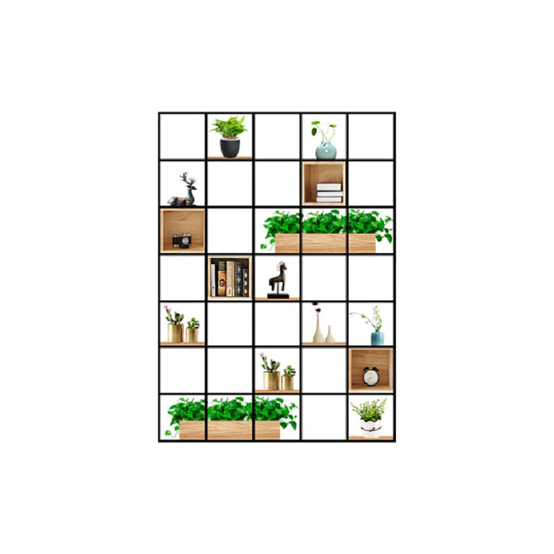 9.84" W Industrial Antique Finish Shelf Bookcase Etagere Metal Bookshelf 59"L x 10"W x 83"H Clearhalo 'Bookcases' 'furn' 'furn_bookcases' 'Furniture' 'Office Furniture' 6507609