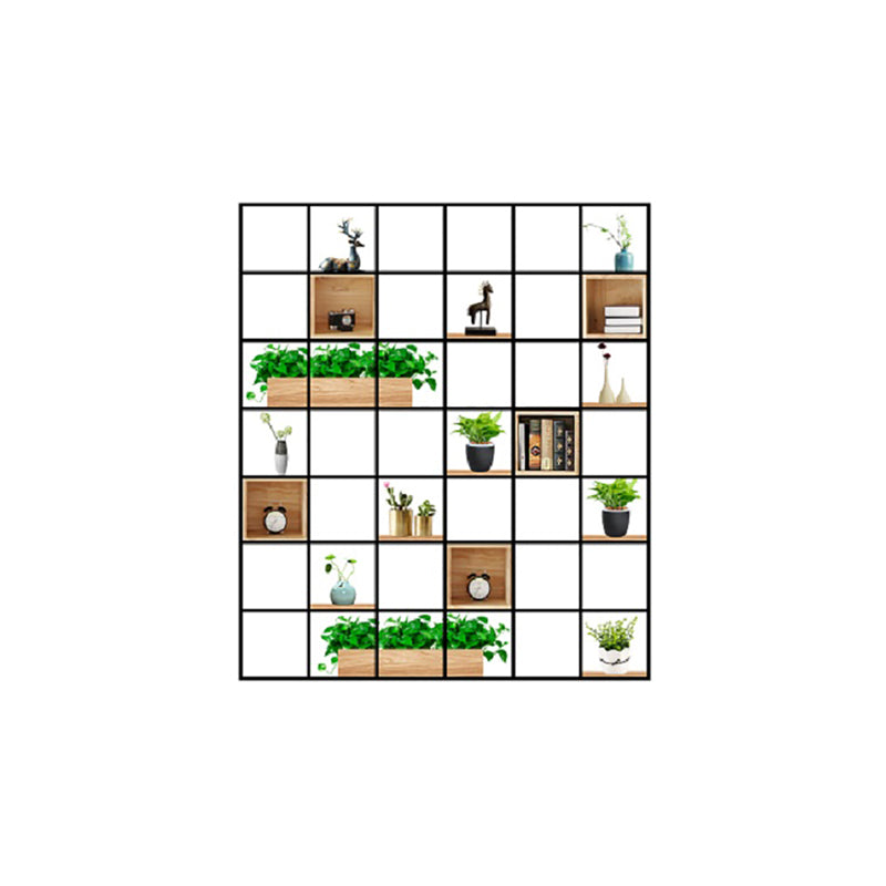 9.84" W Industrial Antique Finish Shelf Bookcase Etagere Metal Bookshelf 71"L x 10"W x 83"H Clearhalo 'Bookcases' 'furn' 'furn_bookcases' 'Furniture' 'Office Furniture' 6507610