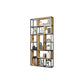 9.84" W Industrial Antique Finish Shelf Bookcase Etagere Metal Bookshelf 47.2"L x 9.8"W x 94.5"H Clearhalo 'Bookcases' 'furn' 'furn_bookcases' 'Furniture' 'Office Furniture' 6507612