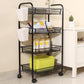 Standard Metal Bookshelf Contemporary Open Back Bookcase with Shelves