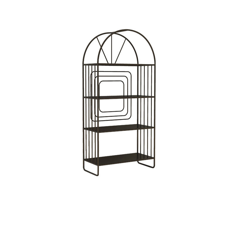 Moderne metalen boekenkast Standaard Open Back boekenplank met planken