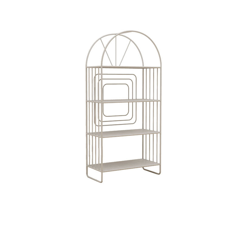 Moderne metalen boekenkast Standaard Open Back boekenplank met planken