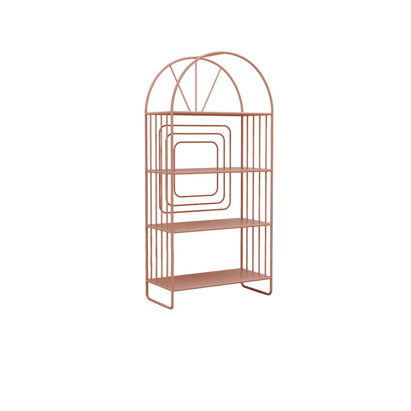 Moderne metalen boekenkast Standaard Open Back boekenplank met planken