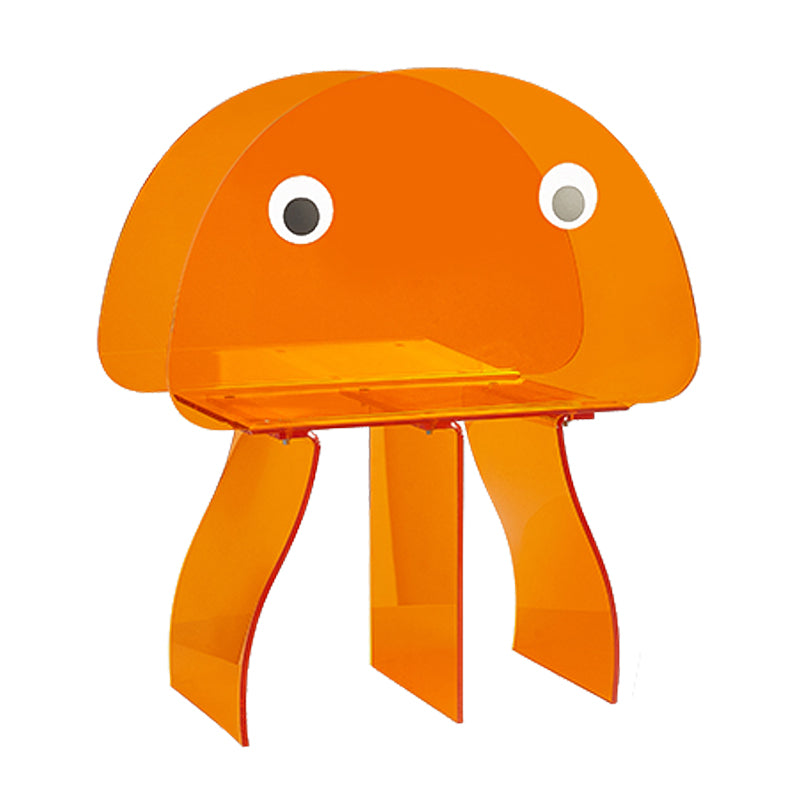 Modern Antique Finish Shelf Bookcase Acrylic Geometric Bookshelf