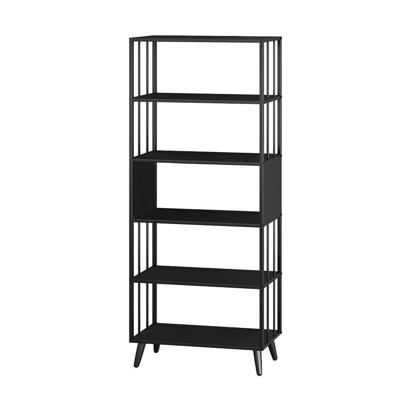 11" W Glam Antique Finish Shelf Bookcase Etagere Metal Bookshelf