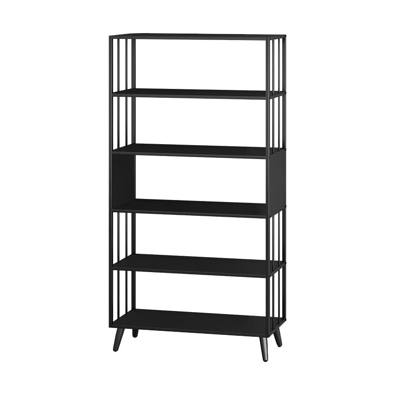 11" W Glam Antique Finish Shelf Bookcase Etagere Metal Bookshelf
