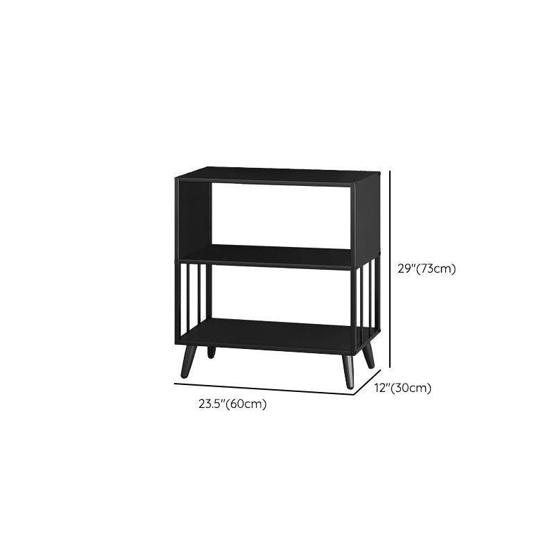 11" W Glam Antique Finish Shelf Bookcase Etagere Metal Bookshelf