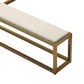 Contemporary Rectangle Upholstered Bench Home Seating Bench with Legs Clearhalo 'Benches' 'Chairs & Seating' 'furn' 'furn_benches' 'Furniture' 'Living Room Furniture' 6508128
