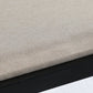 Contemporary Upholstered Bench Home Rectangle Seating Bench with Black Legs Clearhalo 'Benches' 'Chairs & Seating' 'furn' 'furn_benches' 'Furniture' 'Living Room Furniture' 6508166