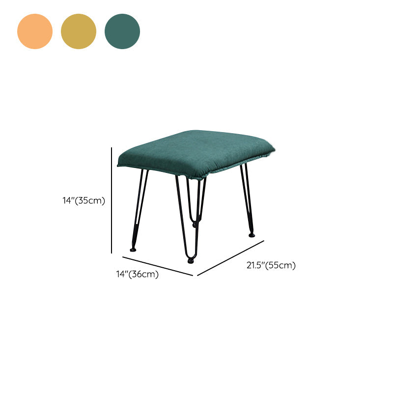 Chaise de rocker moderne à chaise à ossature du cadre en métal avec ottoman