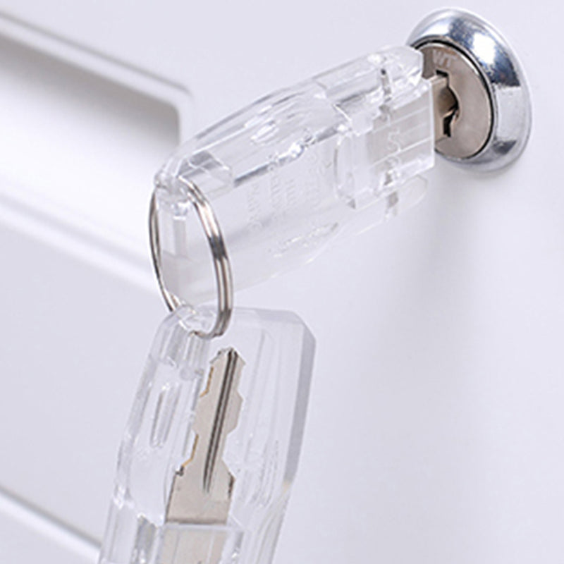 Contemporary File Cabinets Metal Frame File Pedestal with Key Lock for Office Clearhalo 'Filing Cabinets' 'filling_cabinets' 'furn' 'furn_filling_cabinets' 'Furniture' 'Office Furniture' 6508636