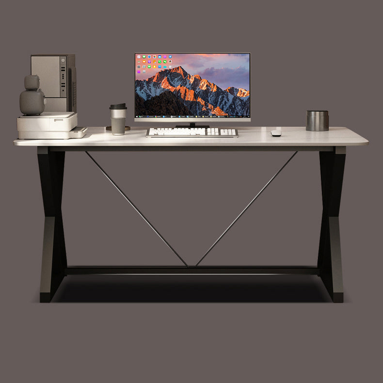 29.53 "H Industrieel rechthoekige kantoorbureau Antieke afwerking Computer Desk