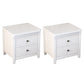 Contemporary Nightstand Drawer Storage Bedside Cabinet with Legs