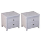 Contemporary Nightstand Drawer Storage Bedside Cabinet with Legs