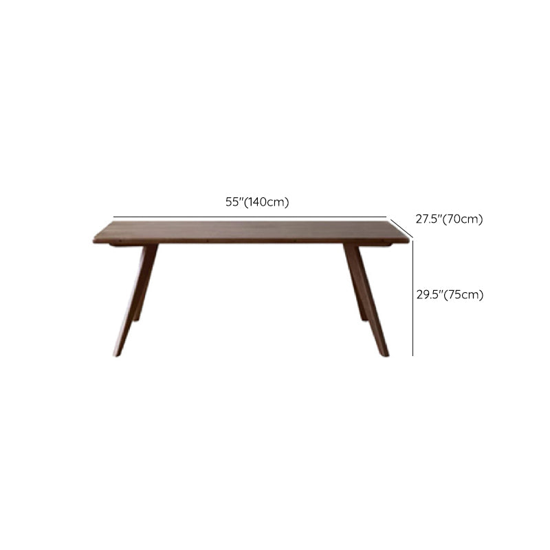 Tavolo da pranzo rettangolare con base marrone Tavolo moderno in pino per cucina