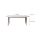 Traditional Luxury Rectangle Dining Table Stone Top Table for Home Clearhalo 'Dining Tables & Seating' 'Dining Tables' 'dining_table' 'furn' 'furn_dining_table' 'Furniture' 'Kitchen & Dining Furniture' 6512617