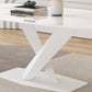 Modern Pedestal Dining Table Rectangle Stone Dining Table for Dining Room Clearhalo 'Dining Tables & Seating' 'Dining Tables' 'dining_table' 'furn' 'furn_dining_table' 'Furniture' 'Kitchen & Dining Furniture' 6512693