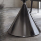 Modern Round Dining Table Stone Dining Table with Metal Pedestal Clearhalo 'Dining Tables & Seating' 'Dining Tables' 'dining_table' 'furn' 'furn_dining_table' 'Furniture' 'Kitchen & Dining Furniture' 6512764