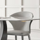 Contemporary Style Rectangle Table Sintered Stone Table with Metal Legs for Home Clearhalo 'Dining Tables & Seating' 'Dining Tables' 'dining_table' 'furn' 'furn_dining_table' 'Furniture' 'Kitchen & Dining Furniture' 6512787