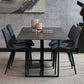 Industrial Rectangle Table Sintered Stone Table with Metal Legs for Home 63"L x 35.4"W x 29.5"H Without Chairs Clearhalo 'Dining Tables & Seating' 'Dining Tables' 'dining_table' 'furn' 'furn_dining_table' 'Furniture' 'Kitchen & Dining Furniture' 6512867