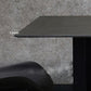 Industrial Rectangle Table Sintered Stone Table with Metal Legs for Home Clearhalo 'Dining Tables & Seating' 'Dining Tables' 'dining_table' 'furn' 'furn_dining_table' 'Furniture' 'Kitchen & Dining Furniture' 6512873