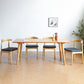 Pine Solid Wood Dining Table Modern Rectangle Dining Table in Natural