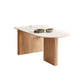 Oval Stone Dining Table Contemporary Dining Table with Double Pedestal Base Free Form Without Chairs Clearhalo 'Dining Tables & Seating' 'Dining Tables' 'dining_table' 'furn' 'furn_dining_table' 'Furniture' 'Kitchen & Dining Furniture' 6512957
