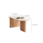 Oval Stone Dining Table Contemporary Dining Table with Double Pedestal Base Clearhalo 'Dining Tables & Seating' 'Dining Tables' 'dining_table' 'furn' 'furn_dining_table' 'Furniture' 'Kitchen & Dining Furniture' 6512969