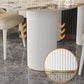 Free Form Stone Dining Table Modern Dining Table for Dining Room Clearhalo 'Dining Tables & Seating' 'Dining Tables' 'dining_table' 'furn' 'furn_dining_table' 'Furniture' 'Kitchen & Dining Furniture' 6512992