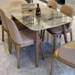 Gray Stone Top Table with Ash Wood Frame Modern Dining Table for Home 59.1"L x 31.5"W x 29.5"H Without Chairs Clearhalo 'Dining Tables & Seating' 'Dining Tables' 'dining_table' 'furn' 'furn_dining_table' 'Furniture' 'Kitchen & Dining Furniture' 6513004