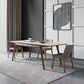 Modern Style Rectangle Table Sintered Stone Table with Wooden Legs for Home Use Clearhalo 'Dining Tables & Seating' 'Dining Tables' 'dining_table' 'furn' 'furn_dining_table' 'Furniture' 'Kitchen & Dining Furniture' 6513075
