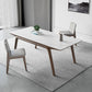Modern Style Rectangle Table Sintered Stone Table with Wooden Legs for Home Use Clearhalo 'Dining Tables & Seating' 'Dining Tables' 'dining_table' 'furn' 'furn_dining_table' 'Furniture' 'Kitchen & Dining Furniture' 6513082