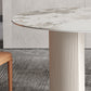 Glam Oval Dining Table Sintered Stone Table with Metal Legs for Home Clearhalo 'Dining Tables & Seating' 'Dining Tables' 'dining_table' 'furn' 'furn_dining_table' 'Furniture' 'Kitchen & Dining Furniture' 6513148