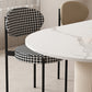 Eigentijdse stijl dineren gesinterde stenen tafel metalen tafel voor keuken