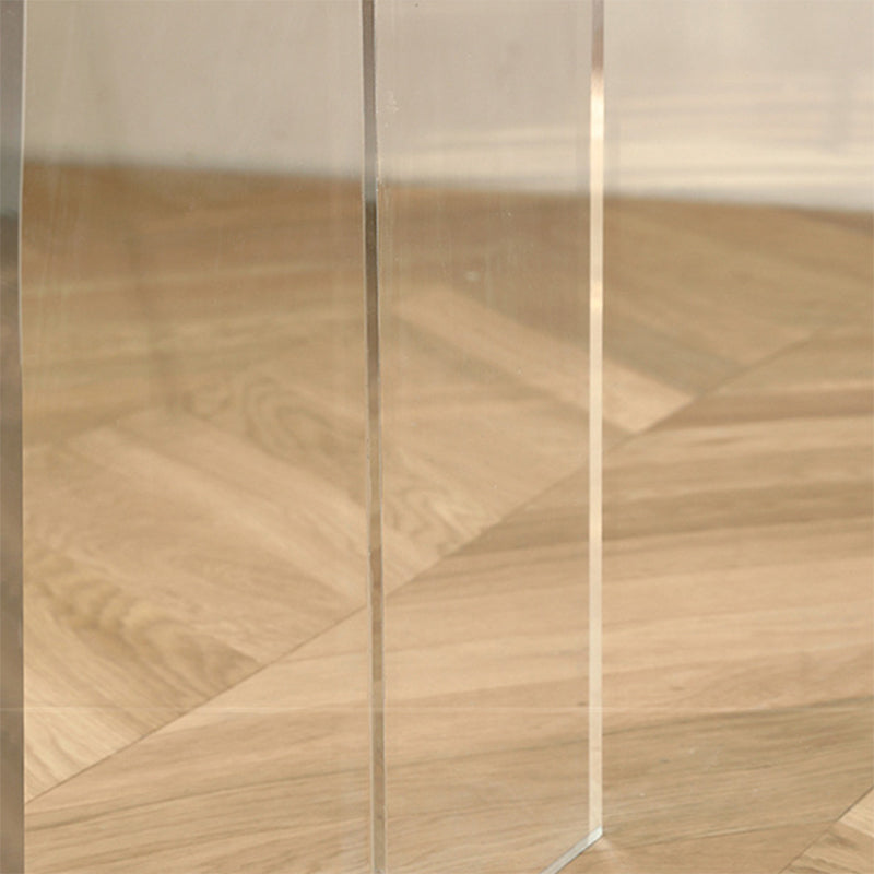 Table à manger rectangulaire moderne, Table en bois avec pieds en plastique pour la maison