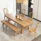 Modern Natural Finish Dinette Table Solid Wood Top Dining Table 70.9"L x 31.5"W x 29.5"H Without Chairs Clearhalo 'Dining Tables & Seating' 'Dining Tables' 'dining_table' 'furn' 'furn_dining_table' 'Furniture' 'Kitchen & Dining Furniture' 6513311