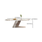 White Stone Top Table for Dining Room Traditional Luxury Rectangle Dining Table