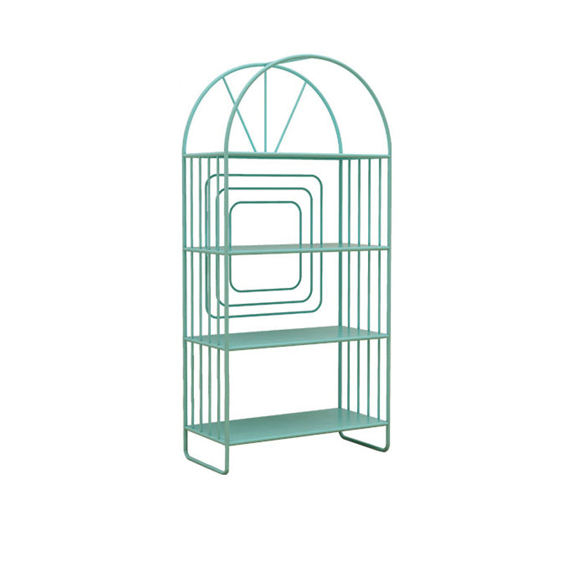 Moderne metalen boekenkast Standaard Open Back boekenplank met planken