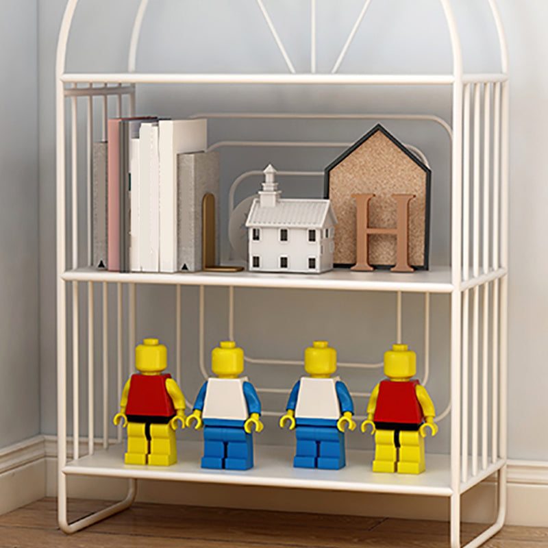 Moderne metalen boekenkast Standaard Open Back boekenplank met planken