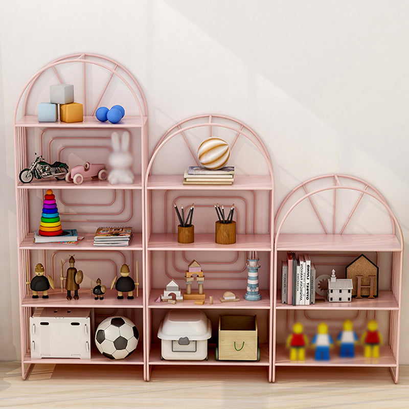 Moderne metalen boekenkast Standaard Open Back boekenplank met planken