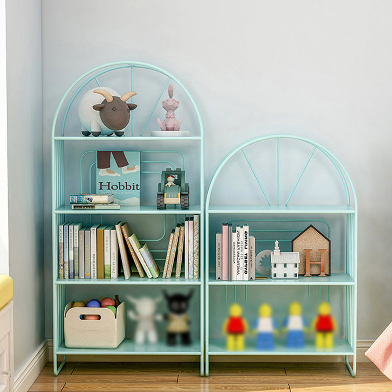 Moderne metalen boekenkast Standaard Open Back boekenplank met planken