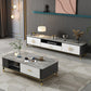 Stone Media Console TV Stand Open Storage TV Stand with Drawer Clearhalo 'furn' 'furn_tv_stands_entertainment_centers' 'Furniture' 'Living Room Furniture' 'TV Stands & Entertainment Centers' 'TV Stands & Media Storage Furniture' 'tv_stands_entertainment_centers' 6513575